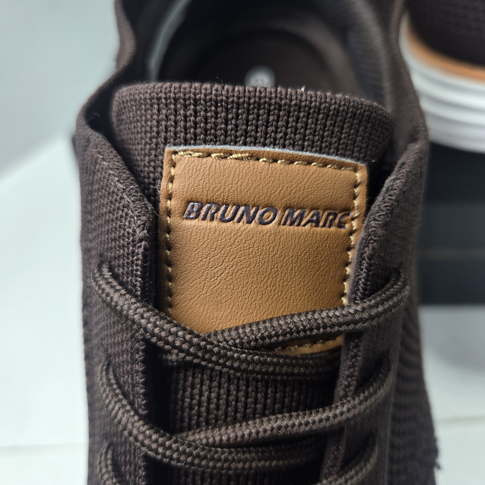Bruno Marc Grand-01 Men's Dark Brown Ultra Light Mesh Oxfords Size 10.5 10 1/2 - Picture 8 of 13